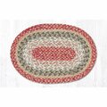 Capitol Importing Co Sage Miniature Swatch Oval Rug, 10 x 15 in. 00-992